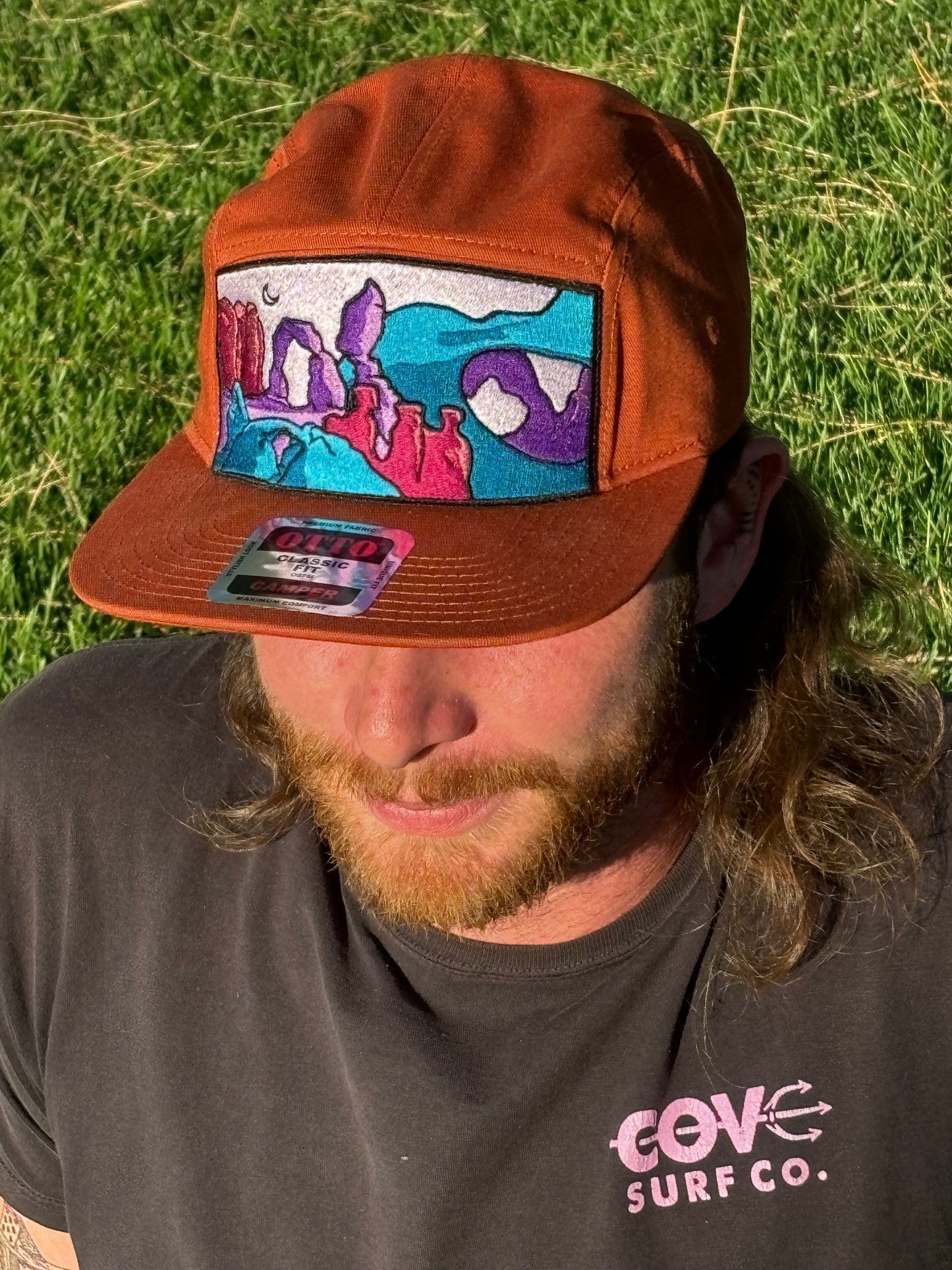 Embroidered Arches National Park Inspired Five Panel Hat